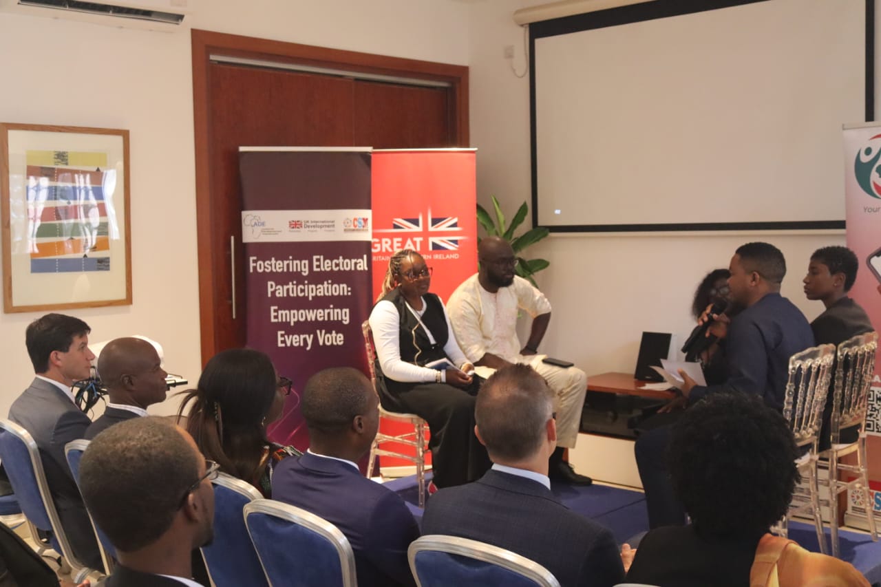 Ibrahim Yiché, Président du Parti Action, Membre du Panel lors du lancement de la plateforme VoteCam.org